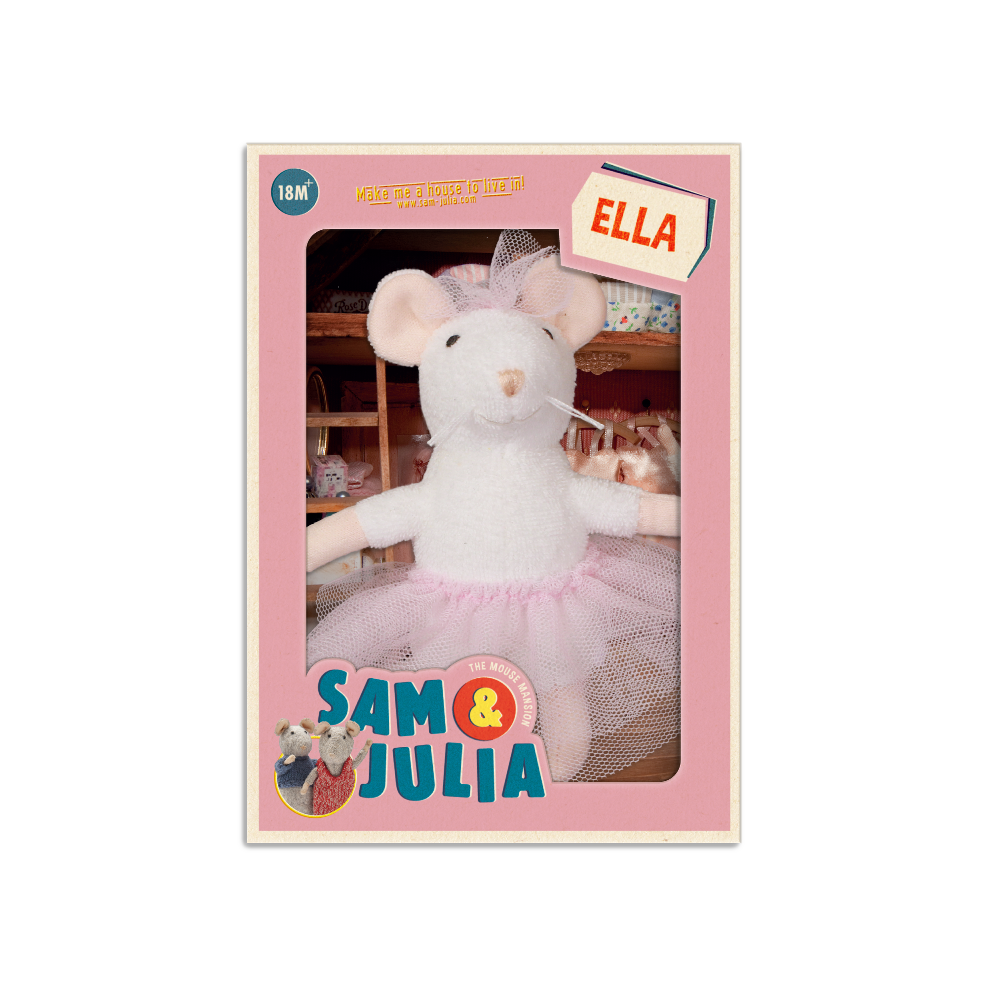 Ella Plush Sam Julia The Mouse Mansion
