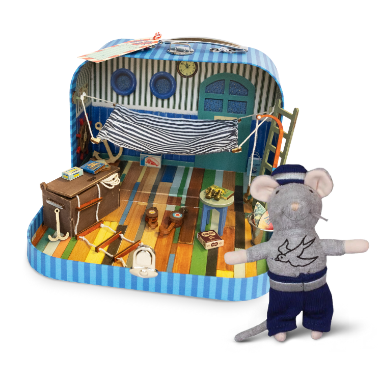 To Go Cabin & Grandpa Sailor Plush Bundle