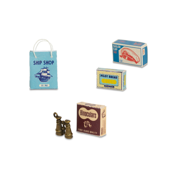 To Go Cabin & Grandpa Sailor Plush Bundle