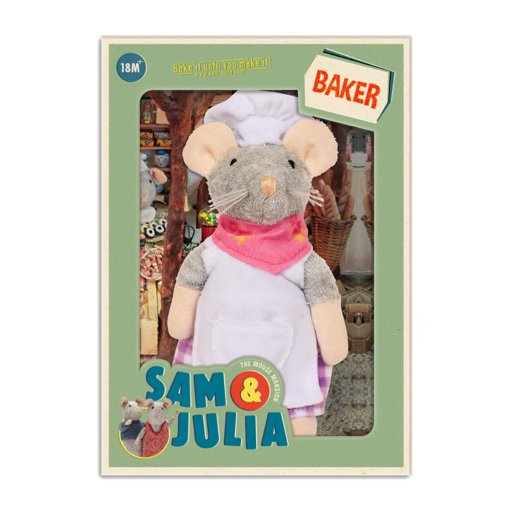 The Baker Plush The Mouse Mansion Sam Julia Official