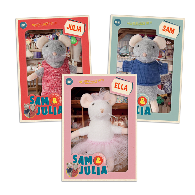 Sam, Julia & Ella Plush Bundle