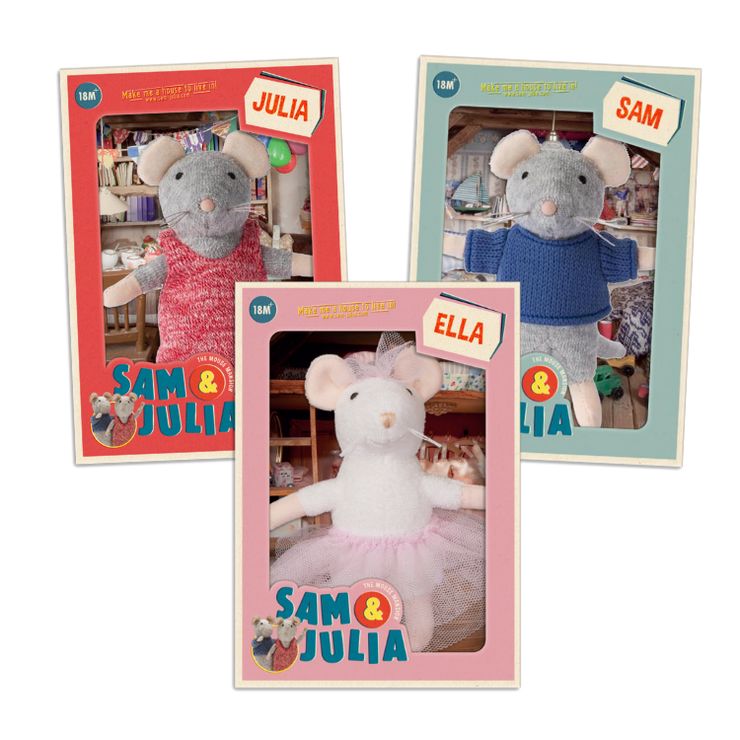 Sam, Julia & Ella Plush Bundle