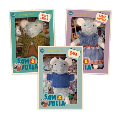 Sam, Mom & Dad Plush Bundle