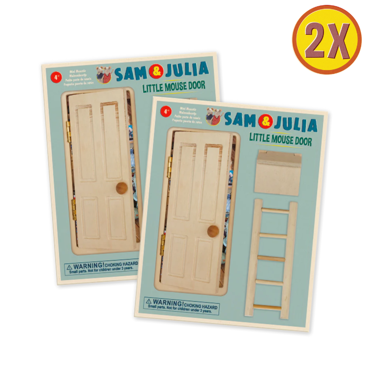 2x Little Mouse Door Bundle