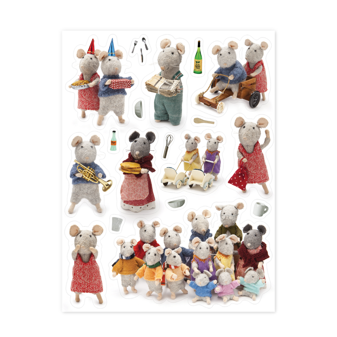 Stickers - Three Sheets With Mice