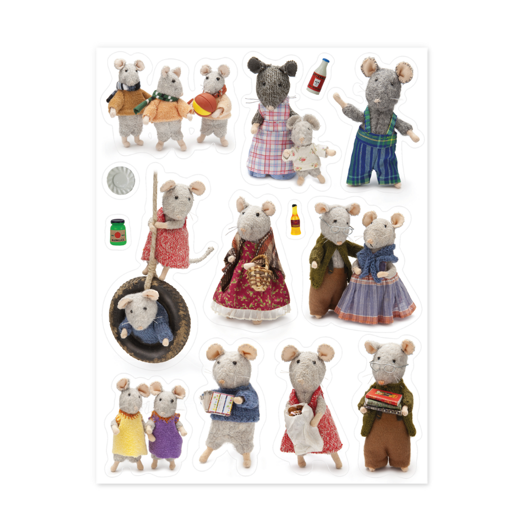 Stickers - Three Sheets With Mice