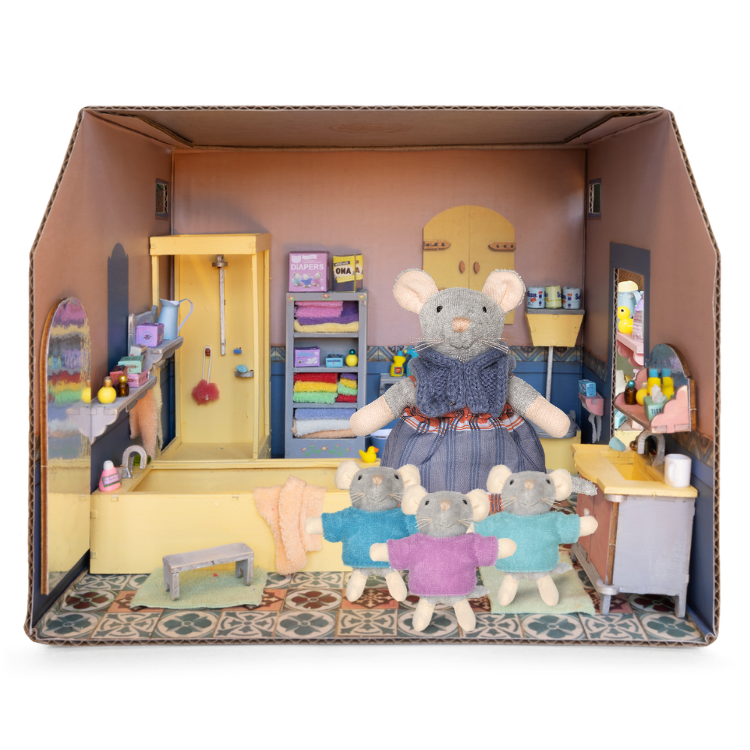 Bath Time with the Triplets