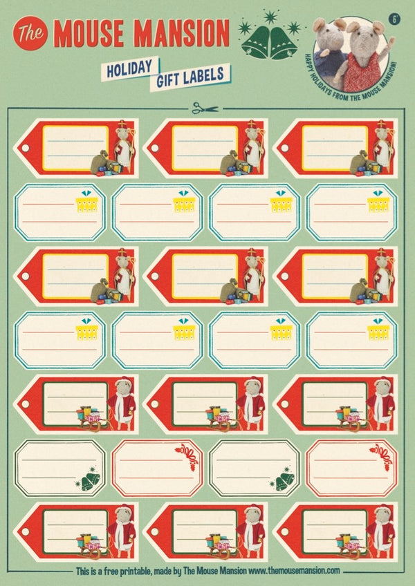 Christmas gift tags